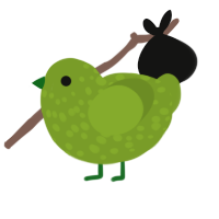 (unnamed), a chartreuse chicken with a speckle pattern