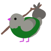 (unnamed), a leaf and ash chicken with a head pattern