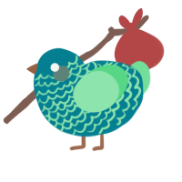 (unnamed), a sea and spring chicken with a lace pattern