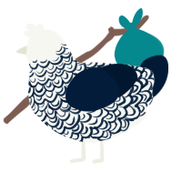 (unnamed), a white and tumblr chicken with a double-lace pattern