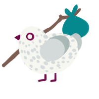 (unnamed), a white and silver chicken with a speckle pattern