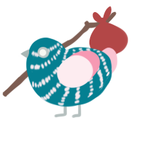 oil slick, a sea and rose chicken with a bar pattern