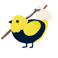 Mafioso, a tumblr and yellow chicken with a head pattern