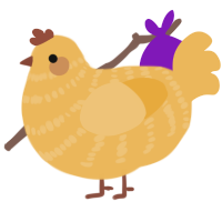(unnamed), a honey chicken with a bar pattern