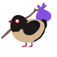 (unnamed), a beige and sable chicken with a head pattern