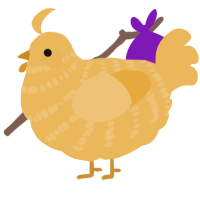 (unnamed), a honey chicken with a bar pattern