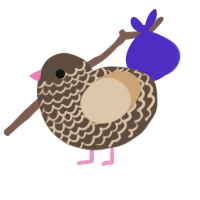 (unnamed), a bark and beige chicken with a lace pattern