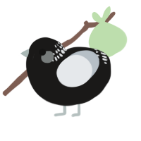 The Horrors, a sable and mist chicken with a neck-band pattern