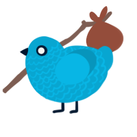 cerulean xxy, a cerulean chicken with a lace pattern