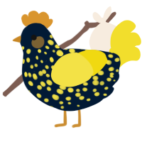 (unnamed), a tumblr and yellow chicken with a speckle pattern