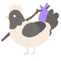 (unnamed), a cream and grey chicken with a head pattern