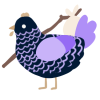 (unnamed), a tumblr and lilac chicken with a lace pattern