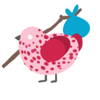 (unnamed), a rose and crimson chicken with a speckle pattern