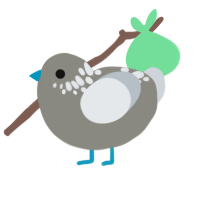 Rebel, a ash and mist chicken with a neck-speckle pattern