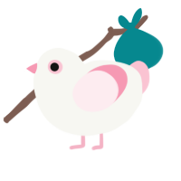 Blossom, a white and rose chicken
