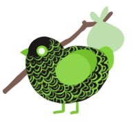 Mon3tr, a sable and grass chicken with a double-lace pattern