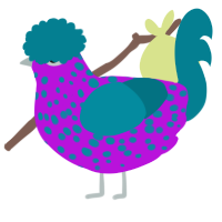 (unnamed), a amethyst and sea chicken with a speckle pattern