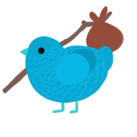 (unnamed), a cerulean chicken with a lace pattern
