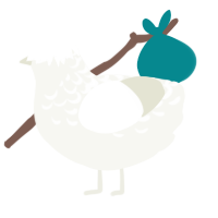 (unnamed), a white chicken with a half-lace pattern