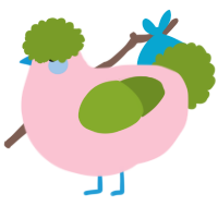 A rose and chartreuse chicken