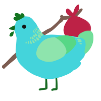 (unnamed), a aqua and spring chicken with a neck-band pattern