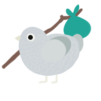 (unnamed), a mist and silver chicken with a lace pattern