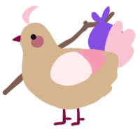 Brown Sugar, a beige and rose chicken