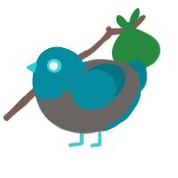 Static, a grey and sea chicken with a head pattern