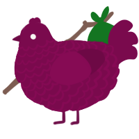 Wine, a wine chicken with a lace pattern