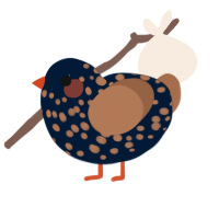 (unnamed), a tumblr and brown chicken with a speckle pattern