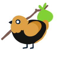 (unnamed), a black and orange chicken with a head pattern