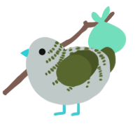 -rename-, a silver and olive chicken with a half-bar pattern