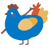 Unova, a sapphire and honey chicken