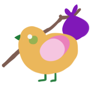 g, a honey and pink chicken