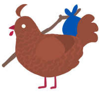 (unnamed), a russet chicken with a lace pattern
