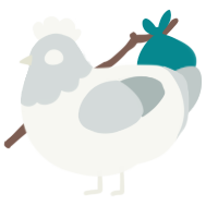 doseanyonefeelabreze, a white and silver chicken with a head pattern