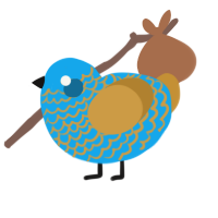 (unnamed), a sky and gold chicken with a lace pattern
