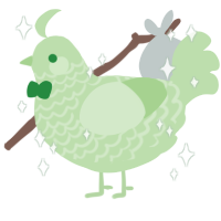 Glupzei, a gluppy chicken with a lace pattern