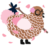 A brown and rose chicken with a lace pattern