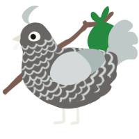 (unnamed), a grey and silver chicken with a lace pattern