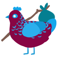 ufs ring pop, a maroon and sky chicken with a half-lace pattern