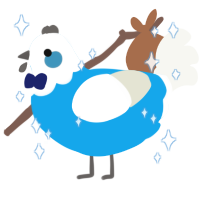 Nyx, a sky and white chicken with a head pattern