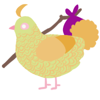 (unnamed), a lemon and honey chicken with a double-lace pattern