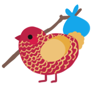 mcdonalds fry, a crimson and honey chicken with a lace pattern