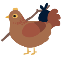 Honey Roasted Peanut, a brown and russet chicken with a neck-speckle pattern