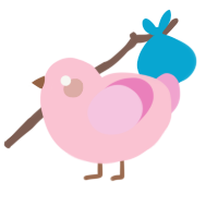 A rose and pink chicken