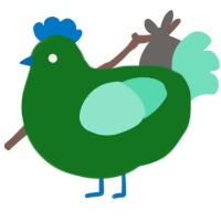 A leaf and mint chicken