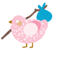 A rose chicken with a speckle pattern