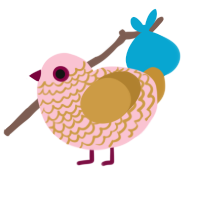 A rose and gold chicken with a lace pattern