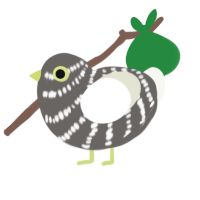 A grey and white chicken with a bar pattern